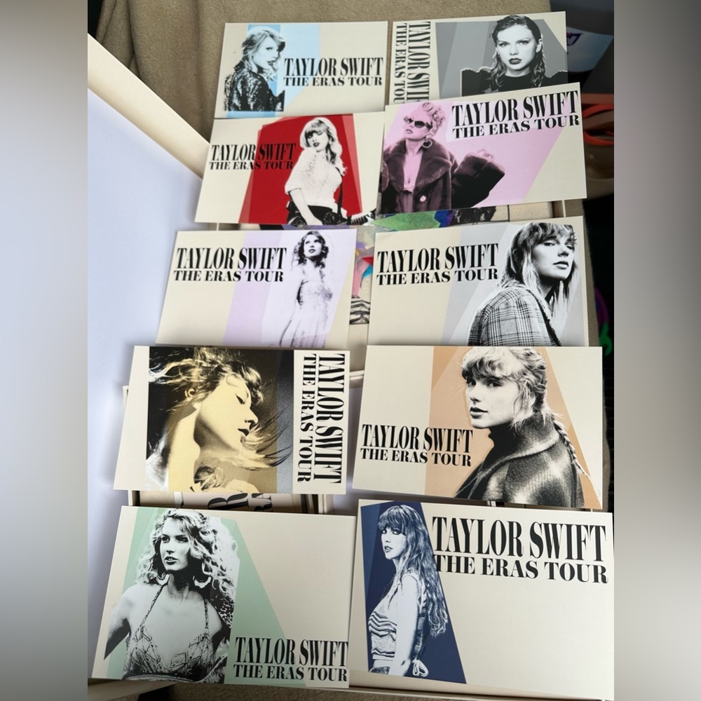 Taylor Swift Eras Tour VIP Post Card (10 postcards) box included
